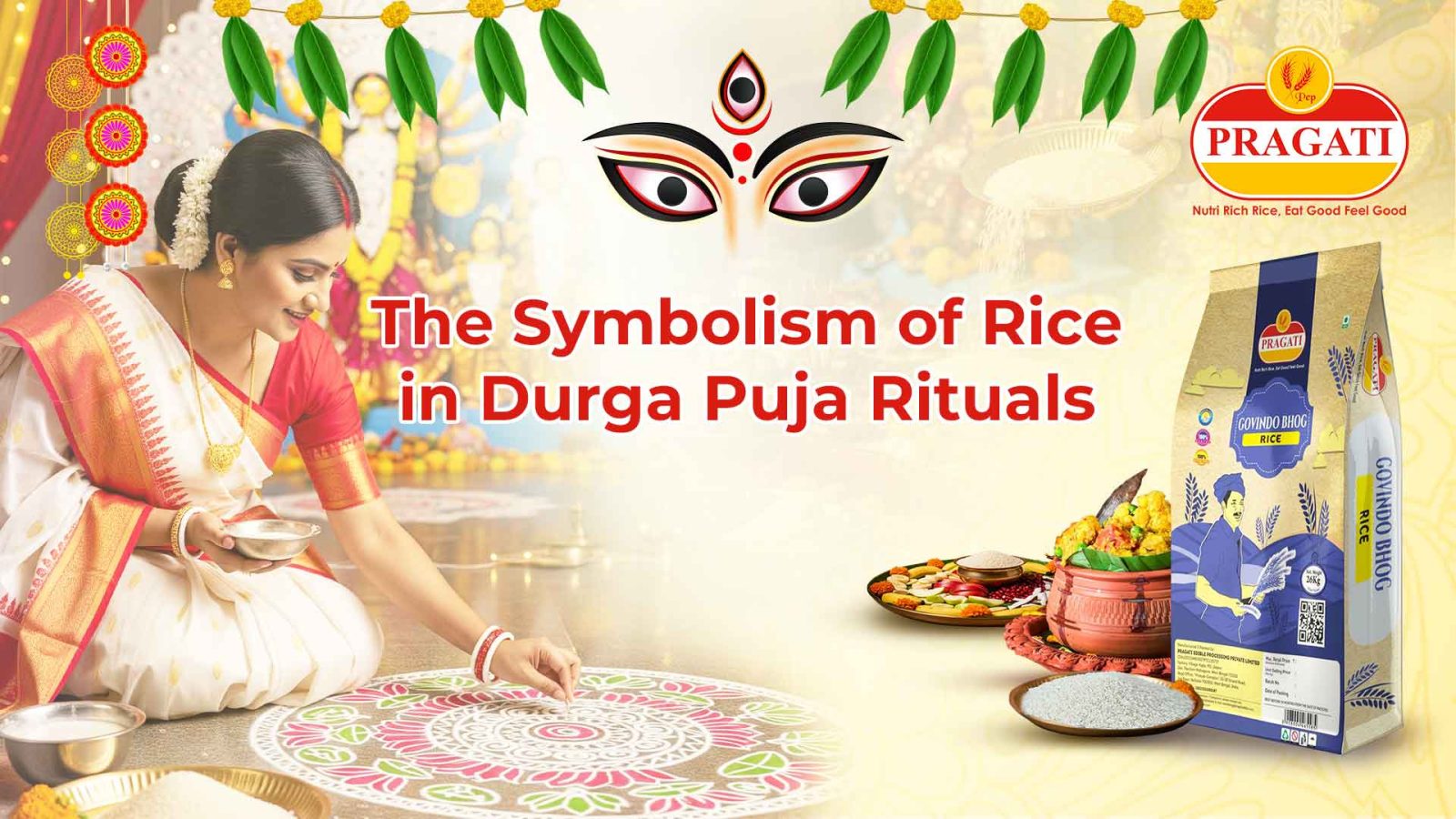 The Symbolism of Rice in Durga Puja Rituals