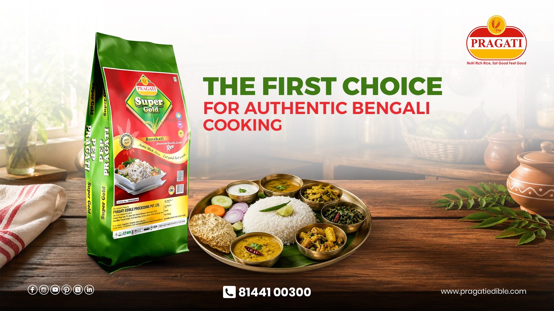 The First Choice for Authentic Bengali Cooking – Pragati Rice