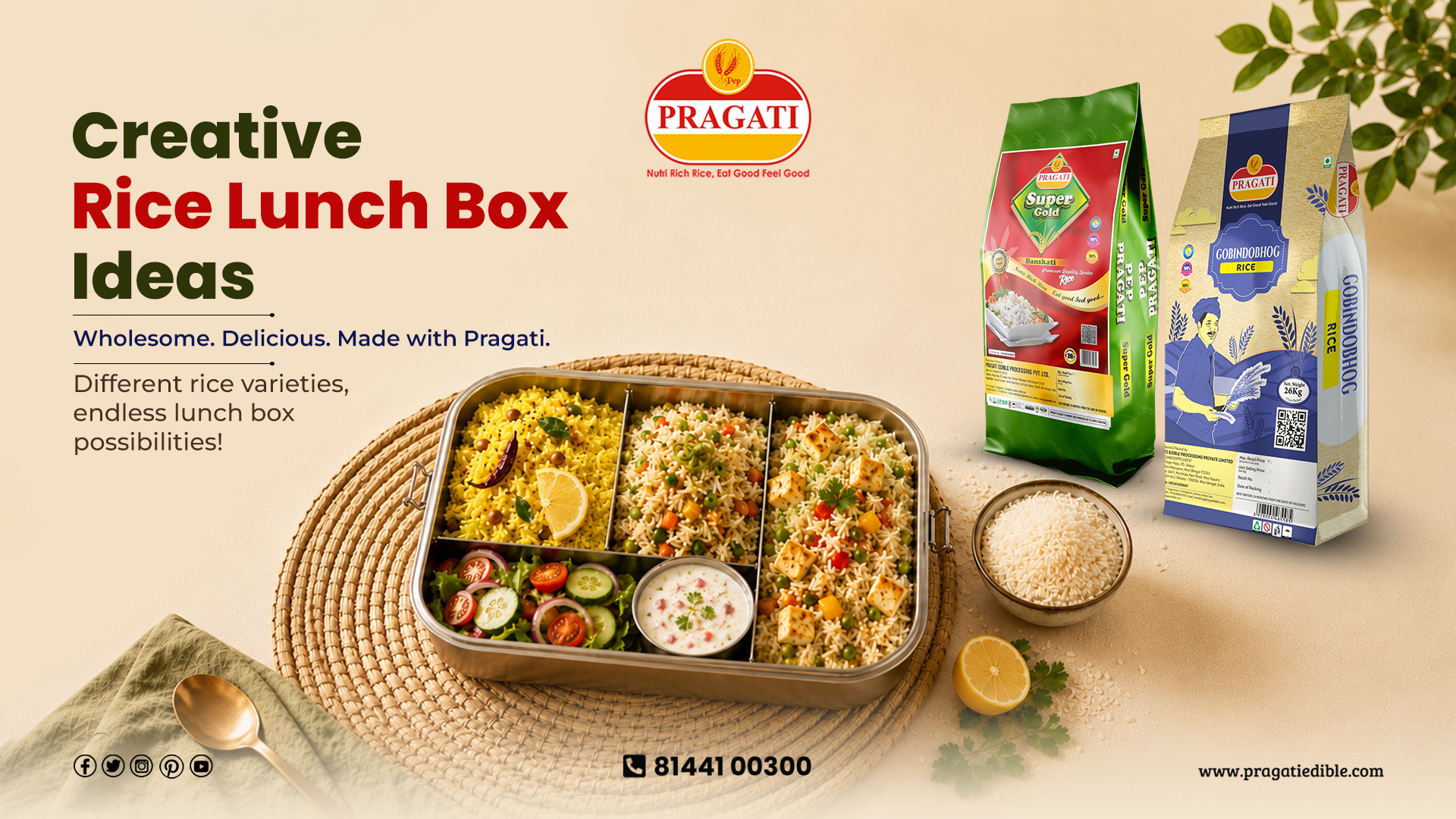 Creative Lunch Box Ideas Using Rice